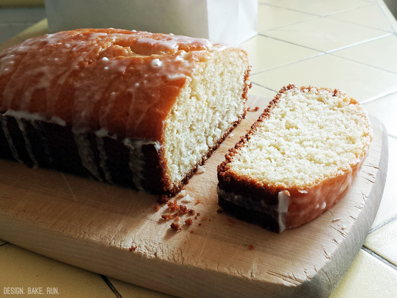 Lemon Loaf Cake via design. bake. run.