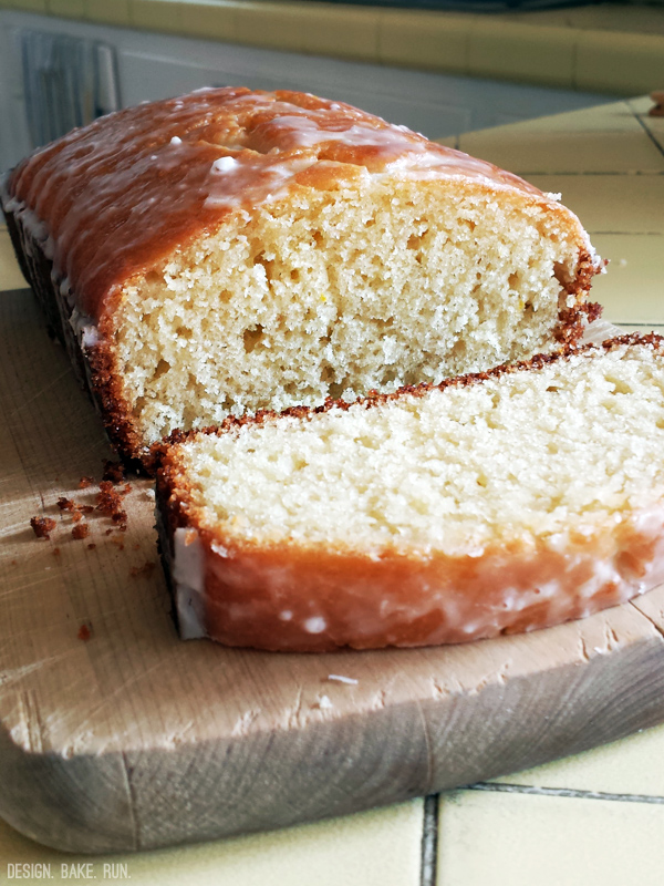 Lemon Loaf Cake via design. bake. run.