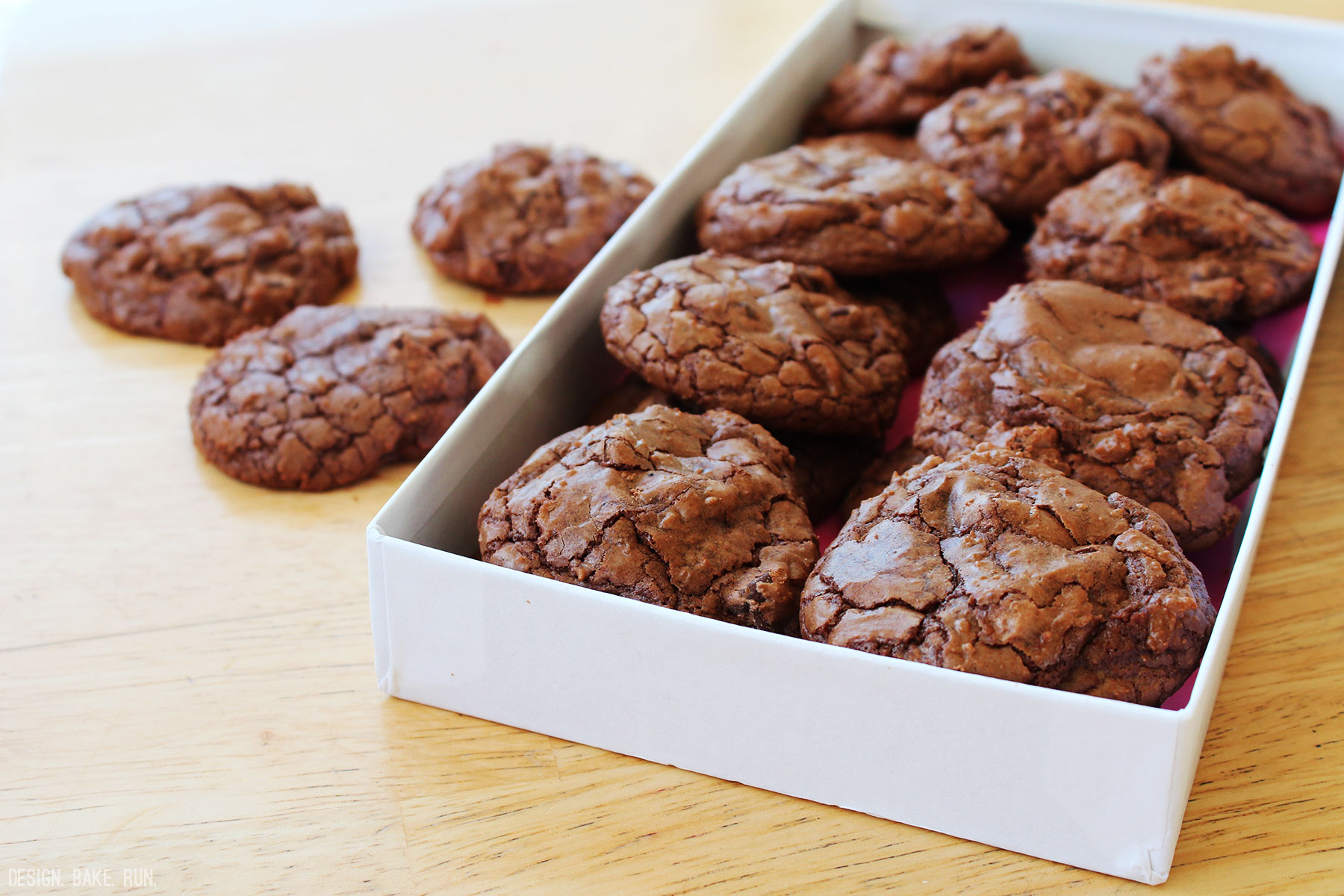 Martha Stewart's Outrageous Chocolate Cookies via design. bake. run.