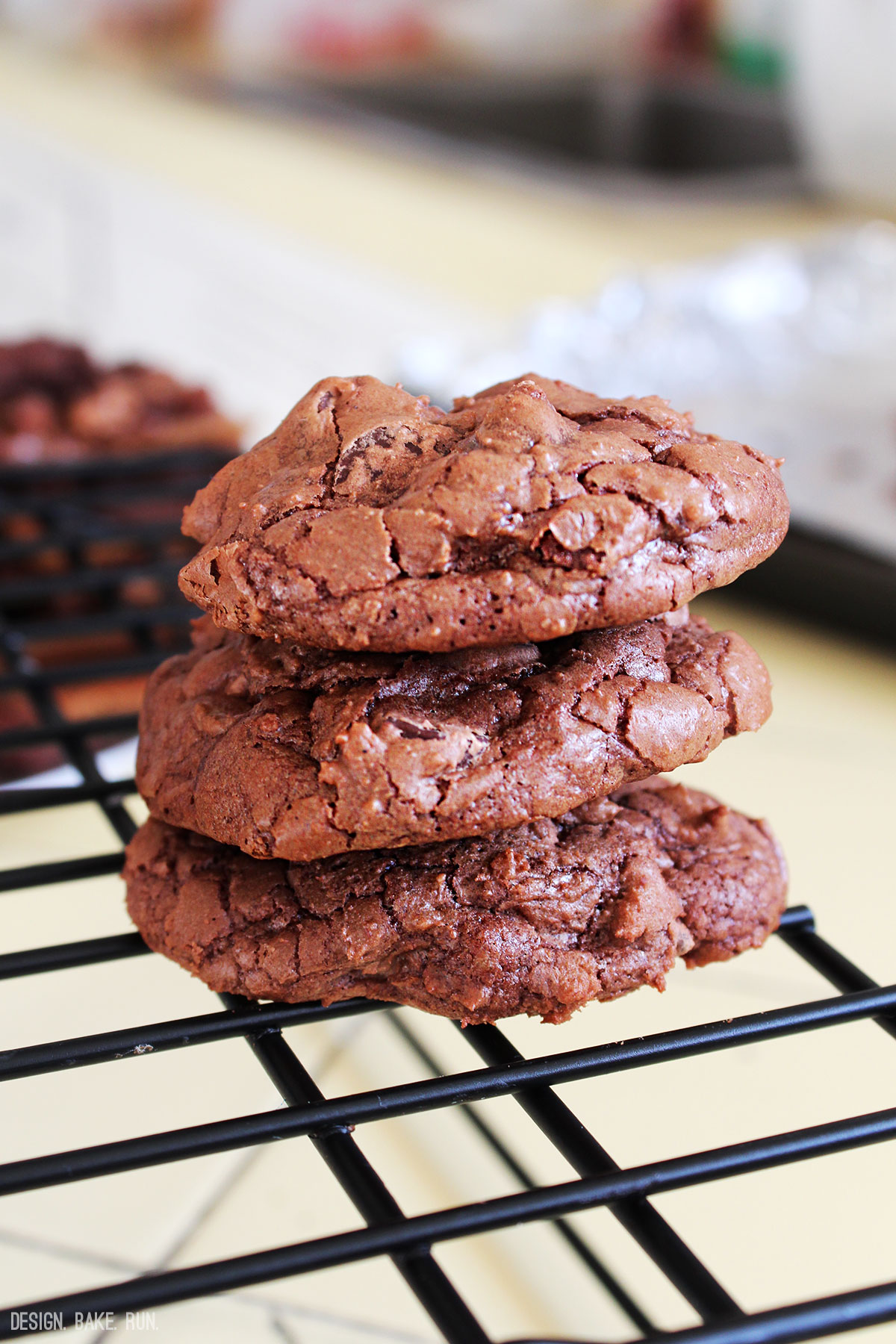 Martha Stewart's Outrageous Chocolate Cookies via design. bake. run.