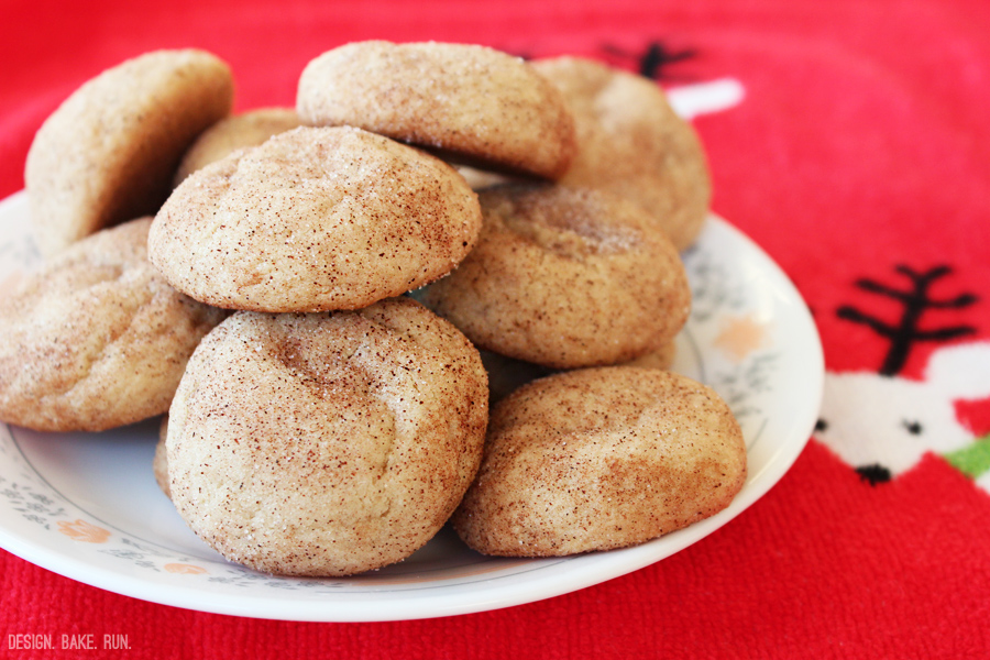 12 Days of Christmas Baking - Day 2: Snickerdoodles via design. bake. run.