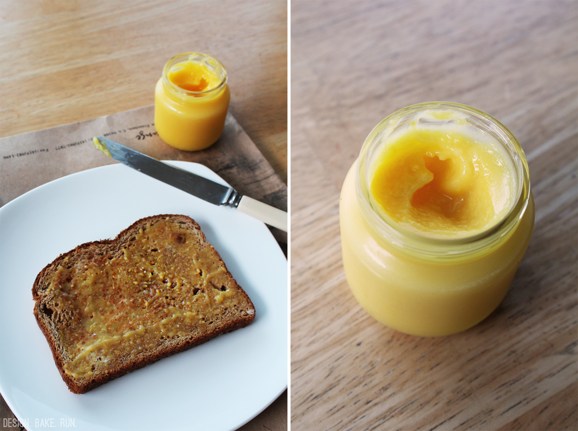 Meyer Lemon Curd via design. bake. run.