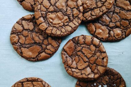 brownie crinkle cookies