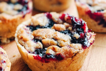small batch mini blackberry pies