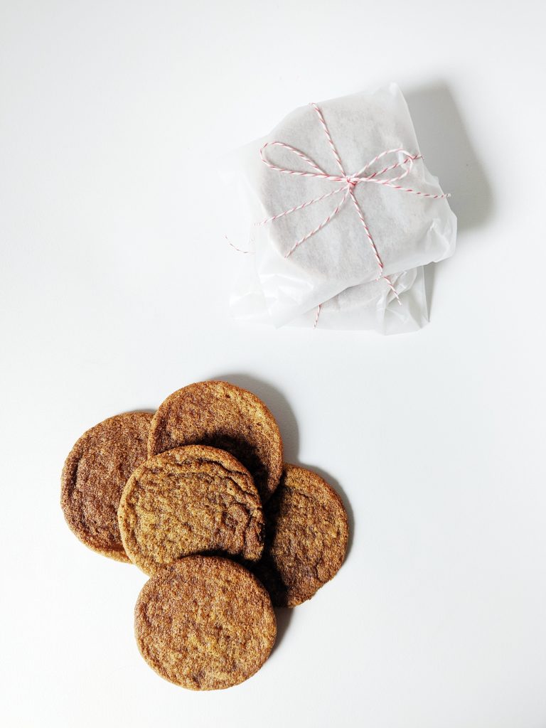 chewy ginger molasses cookies