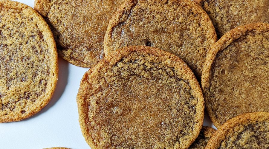 chewy ginger molasses cookies