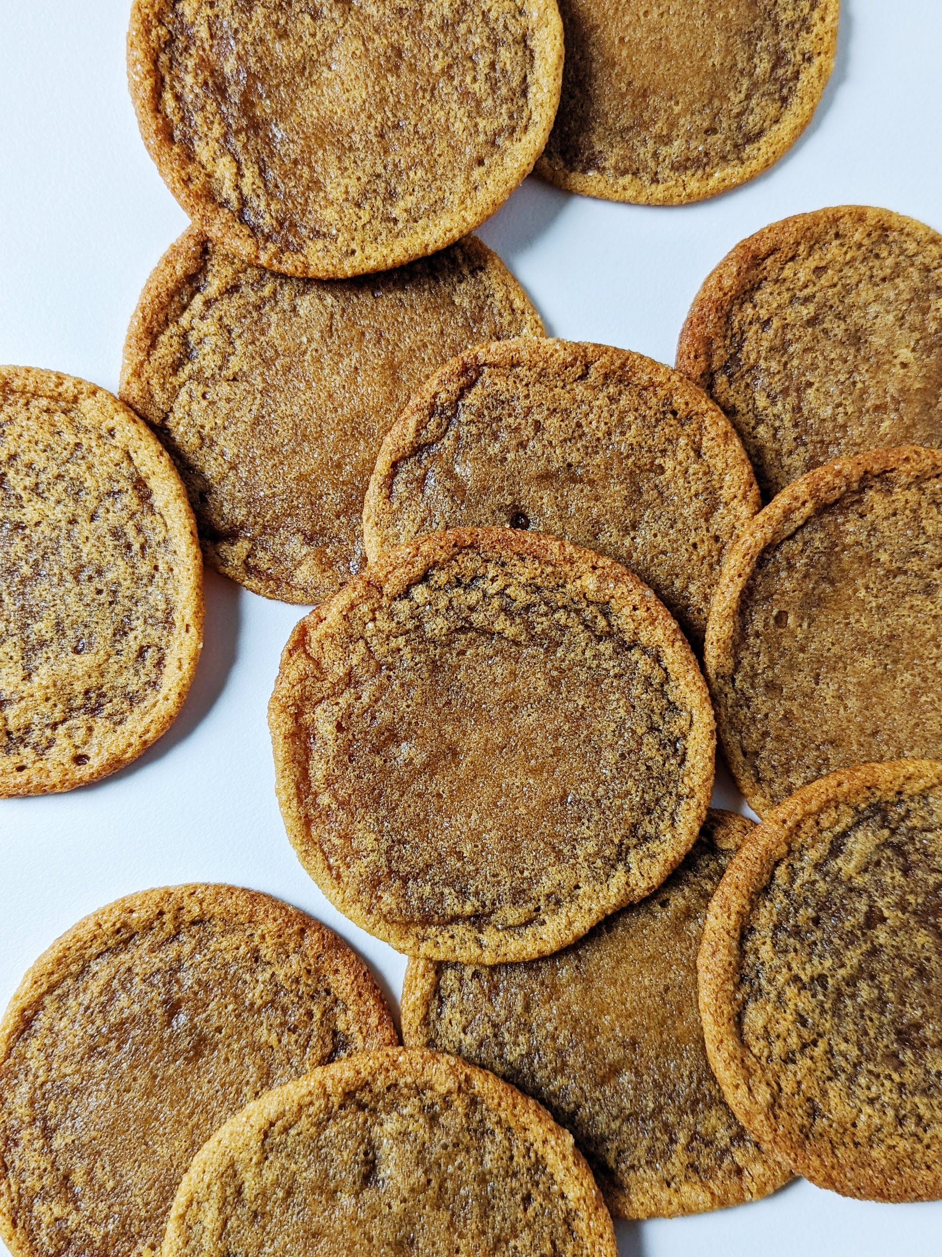 chewy ginger molasses cookies